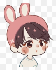 Happy Birthday To Kookieeee - Bts Cartoon Gif Png Emoji,Fite Emoji