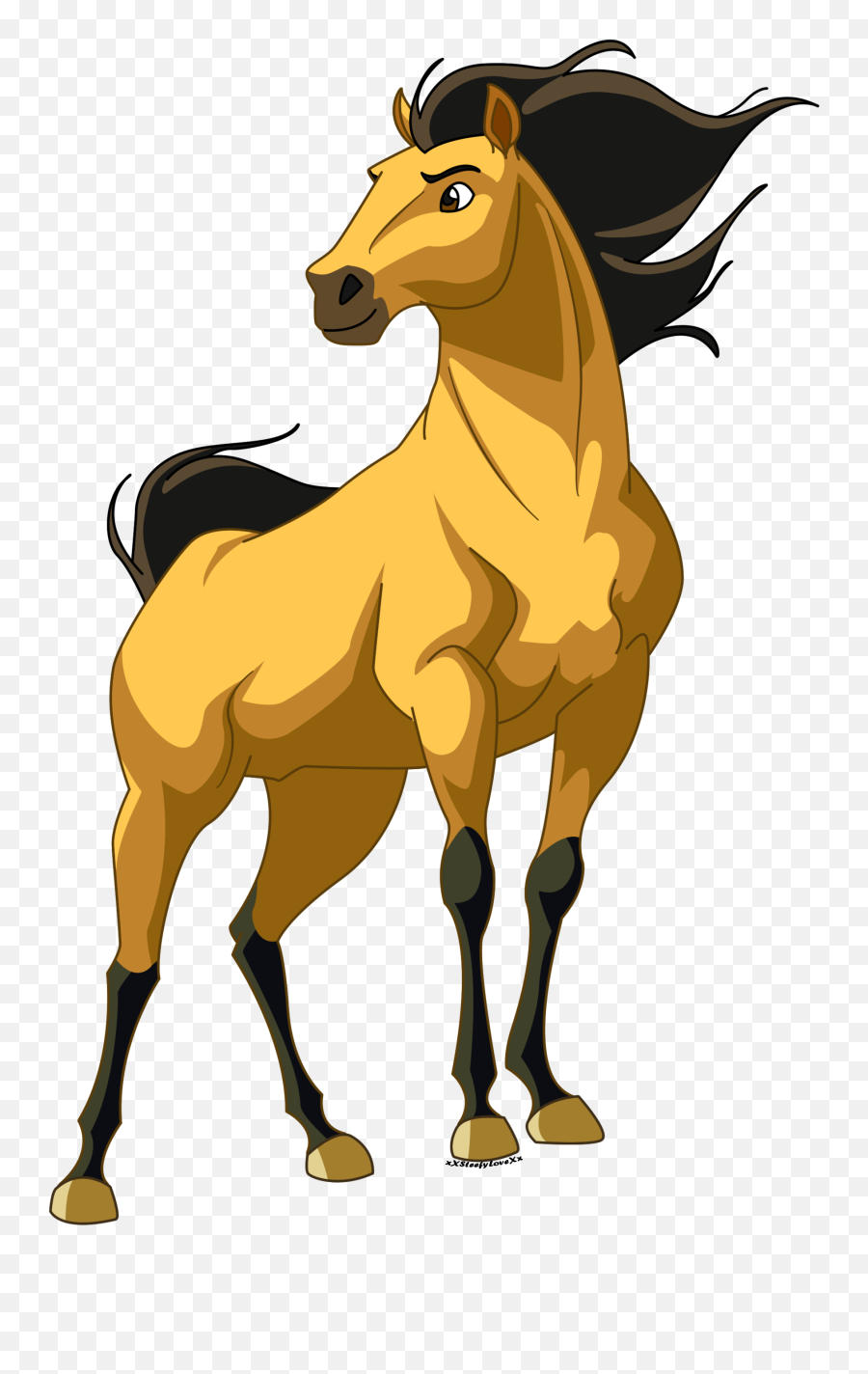 Horse Clip Different Body Transparent - Horse Spirit Stallion Of The Cimarron Emoji,Horse And Airplane Emoji