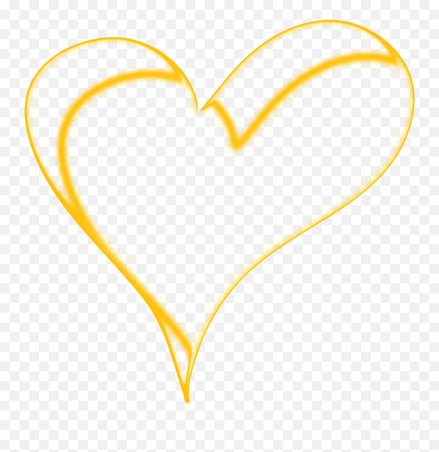 Transparent Background Yellow Heart Clipart - Transparent Background Yellow Heart Png Emoji,Gold Heart Emoji