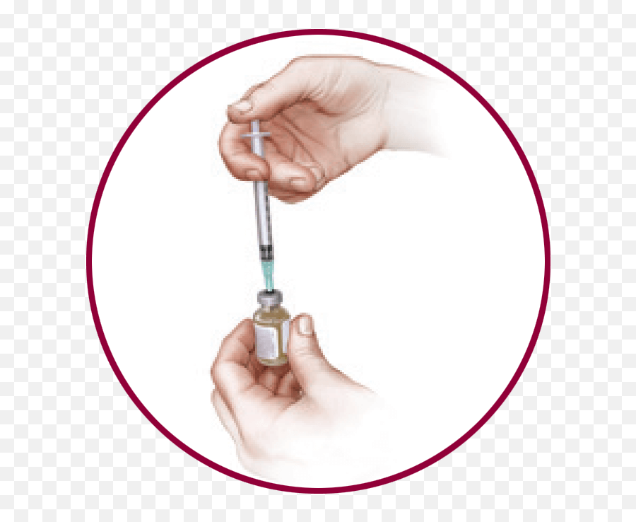 Syringe Into The Vial - Circle Emoji,Find The Emoji Vaccine