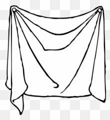 Clipart Of Bed Sheet - Sheet Clipart Black And White Emoji,Emoji Bedding