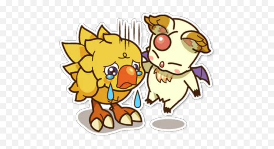 Chocobo Stickers Voor Whatsapp - Cartoon Emoji,Chocobo Emoji