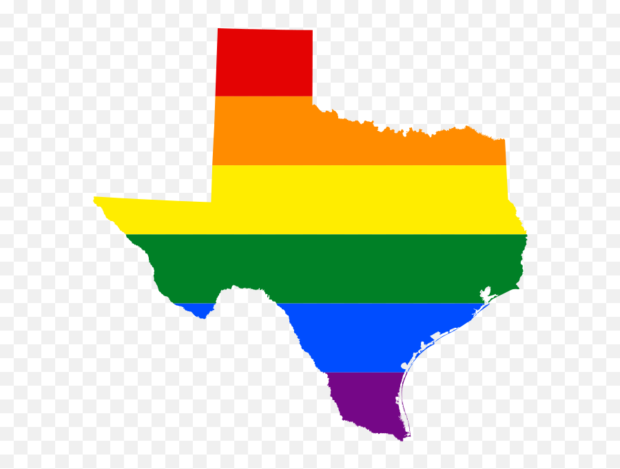 Lgbt Flag Map Of Texas - San Marcos On Texas Map Emoji,Anti-lgbt Emoji