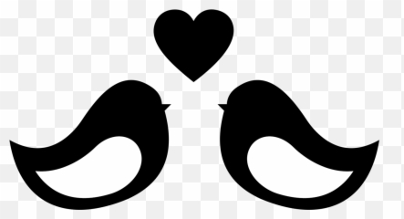 Emotionheartsilhouette Png Clipart - Royalty Free Svg Png Love Birds Icon Png Emoji,Heart Emotion