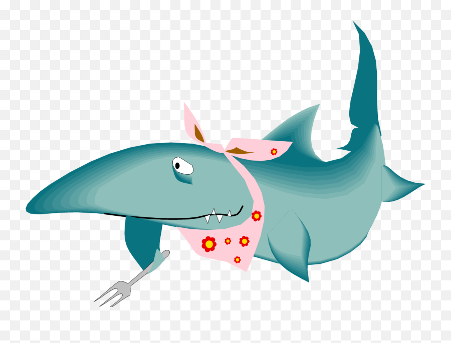 Starving - Hungry Sharks Cartoon Emoji,Starving Emoji