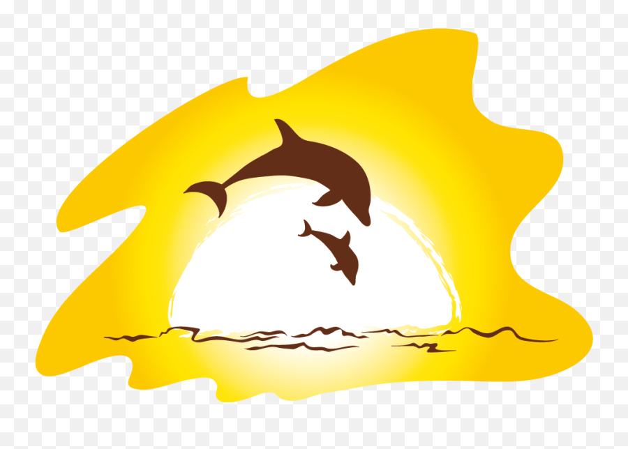 Silhouette Transparent Sunset Clipart - Clipart Beach Dolphin Fin Emoji,Sunset Bird Emoji