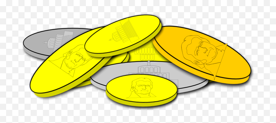 Coin Free To Use Clip Art - Clipartix Gold And Silver Coins Cartoon Emoji,Gold Coin Emoji