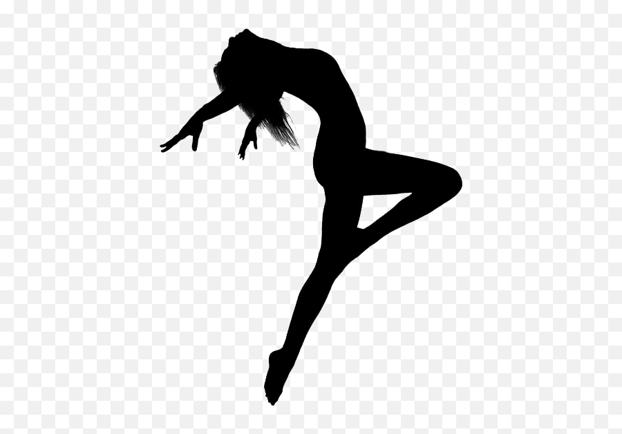 Transparent Contemporary Dance Clipart - Dance Silhouette Emoji,Red Dress Dancer Emoji