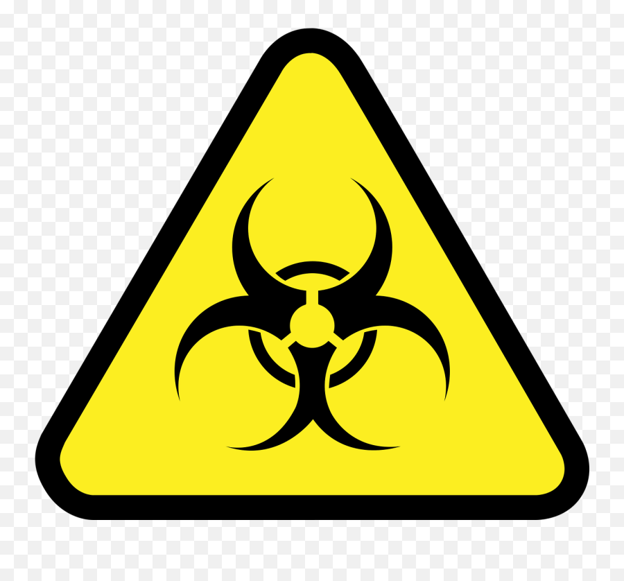 Industrial Safety Biological Biological Hazard Bio Signals - Hazards Clip Art Emoji,Safety Pin Emoji