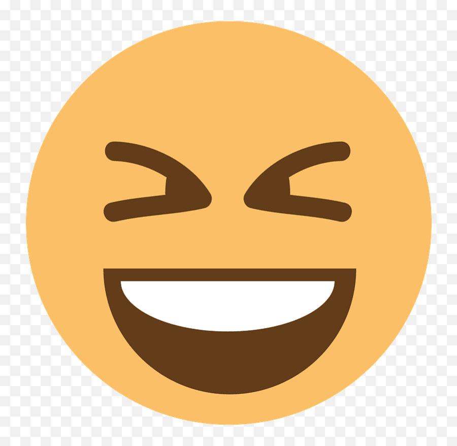 Grinning Squinting Face Emoji Clipart - Job,Squint Emoji