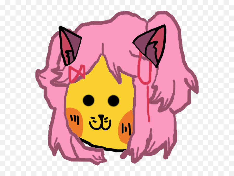 Neko Natsuki Emoji Nya Ddlc - Happy,Cheerleader Emoji