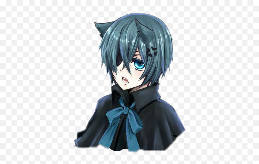 My Phantomhive Neko - Chapter 1 Wattpad Catboy Ciel Emoji,Neko Emoji