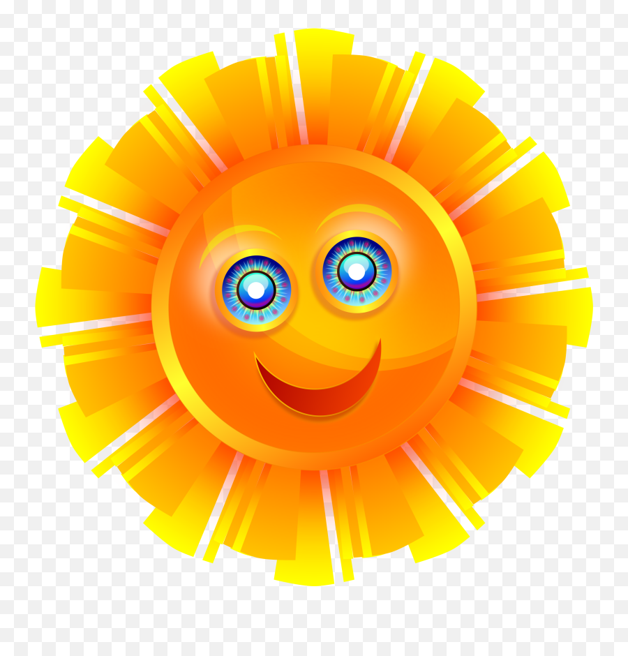 Happy Sun Vector Clipart Image - Sun Cartoon Emoji,The Emoji Movie
