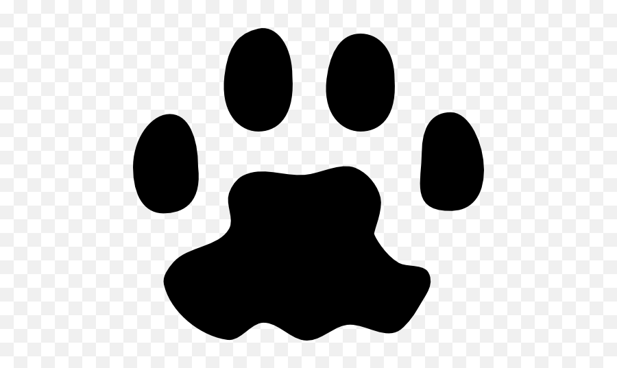 Paw Print Emoticon - Cat Paw Free Vector Emoji,Paw Print Emoji