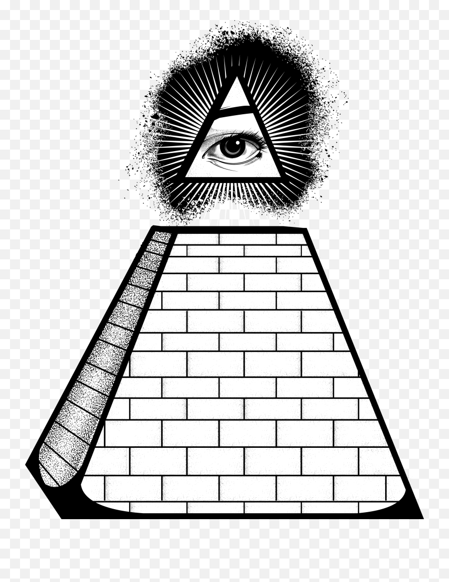 Egyptian Pyramid And Eye Illuminati Transparent Picture - Transparent Illuminati Eye Png Emoji,Egyptian Emoji