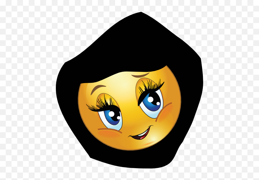 Pin - Smiley Face With Hijab Emoji,Squinting Eyes Emoji