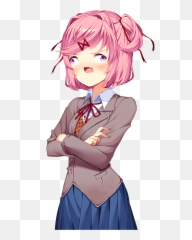 4k Edition - Doki Doki Literature Club Natsuki Emoji,Kev Emoji