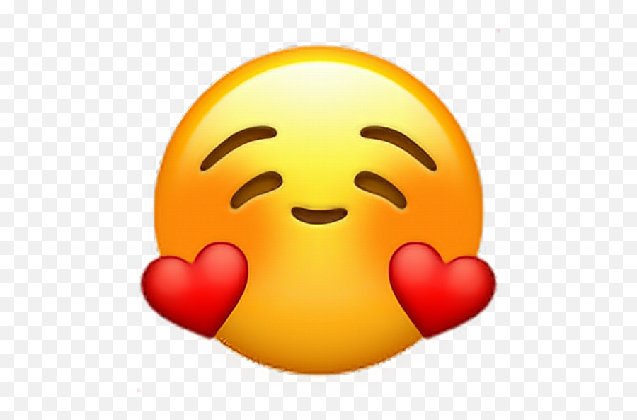 Emoji Smol Pure Good Love Heart Content - Face Blowing A Kiss Emoji,Emoji Good