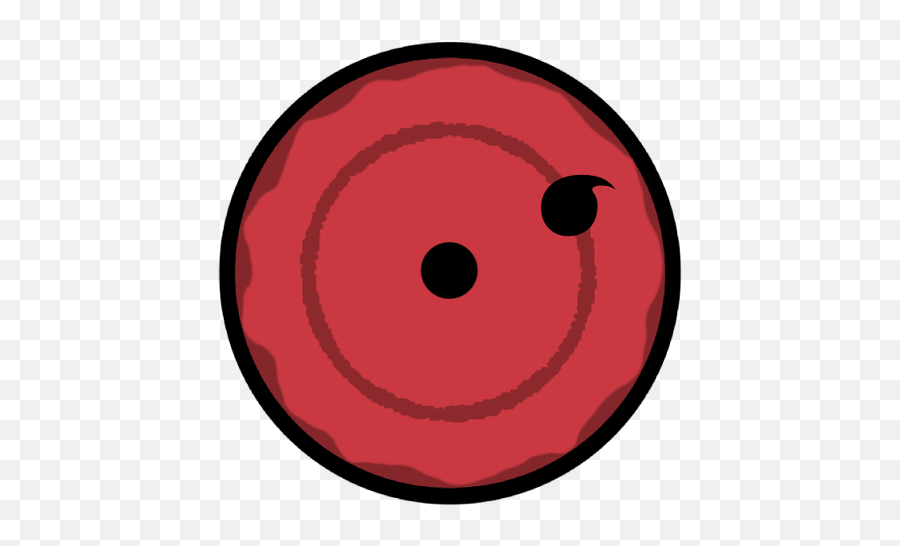 Sharingan Single Tomoe - Circle Emoji,Please Emoticon
