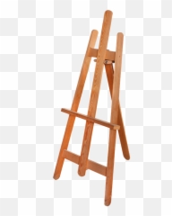 Easel Painter Painting - Plywood Emoji