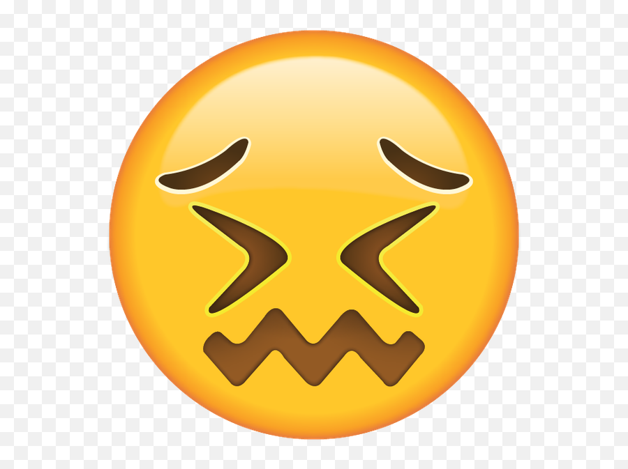 What Does That Weird Emoji With The Squiggly Face Mean - Stressed Emoji Png,Oh Well Emoji