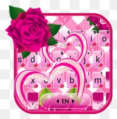 Pink Orchid Flowers Keyboard - Pink Rose Themes Download Emoji,Orchid Emoji