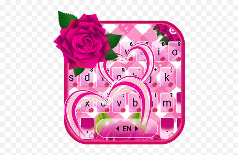 Pink Orchid Flowers Keyboard - Pink Rose Themes Download Emoji,Orchid Emoji