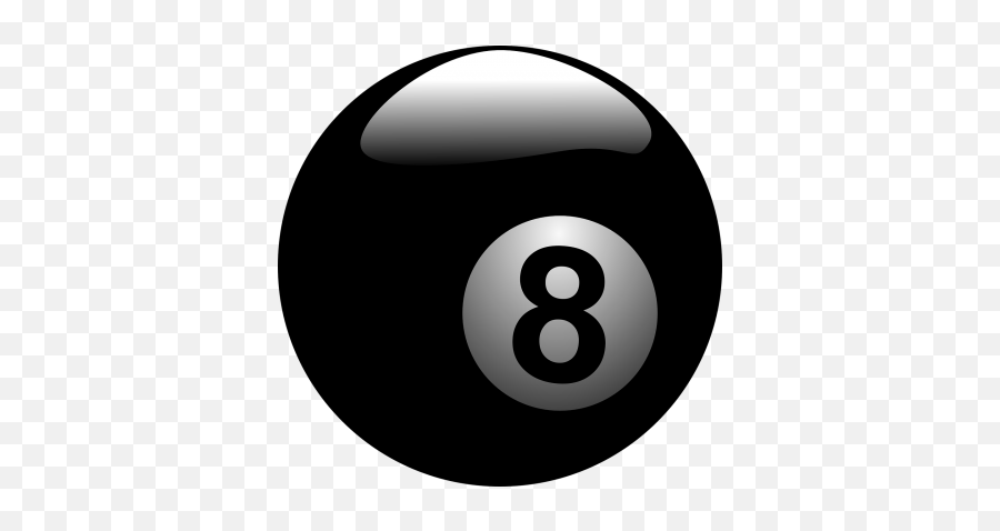 8 Ball Pool Free Transparent Png - Transparent 8 Ball Emoji,8 Ball Emoji