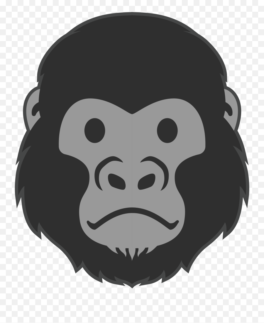 Emoji U1f98d - Free Gorilla Face Clipart,Finch Emoji