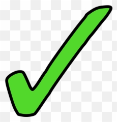 Check Mark Checkbox - Green Clipart Tick Emoji,Check Box Emoji