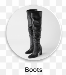 Womens Shoes Bags - Zara Leather Over The Knee Boots Emoji,100 Emoji Shoes