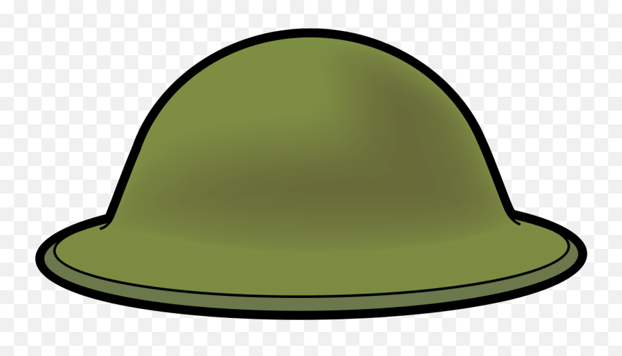 Transparent Background Army Helmet Clipart - Draw A Ww1 Helmet Emoji,Second World War In Emojis