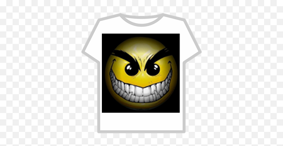 Evil Smiley Face - Roblox Evil Smiley Face Emoji,Evil Emoticon - free ...