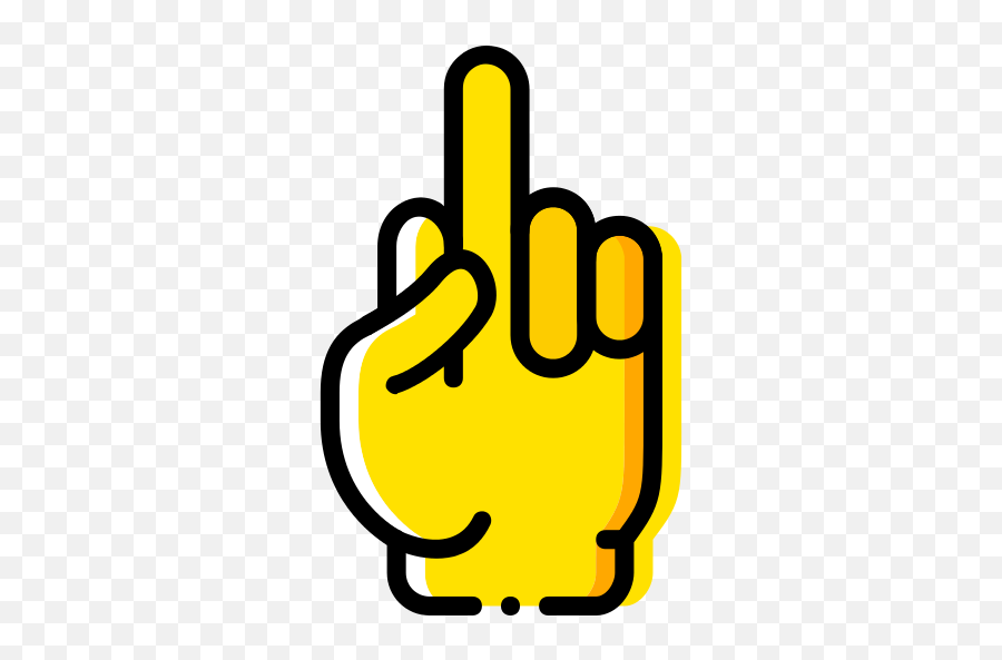 Middle Finger Icon At Getdrawings Free Download - Png Emoji,Bird Finger Emoji