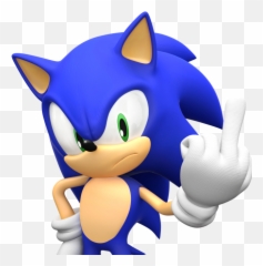 65 Best The Finger Images Finger In Other Words Middle - Sonic The Hedgehog 4 Episode Emoji,Flipping Off Emoticon