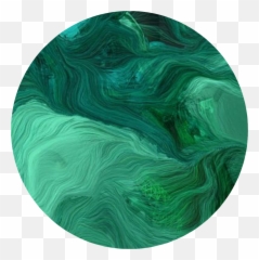 Green Circle Greenaesthetic Paint - Png Emoji