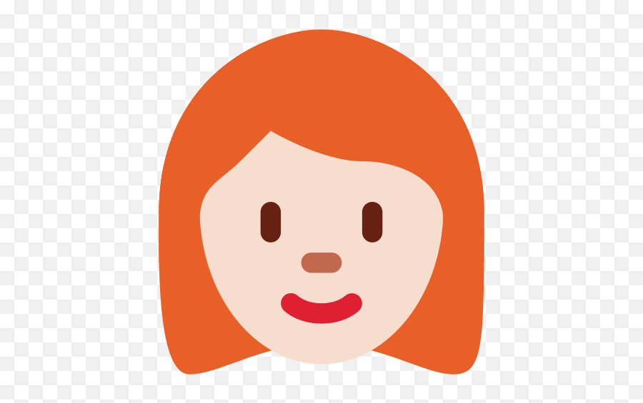 U200d Woman Light Skin Tone Red Hair Emoji - Woman Red Haired Emoji,Red Nose Emoji