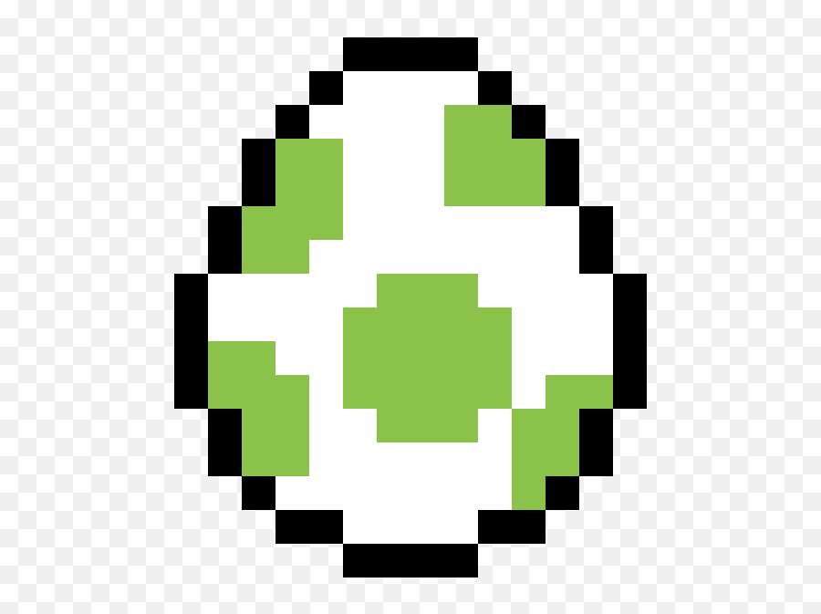 Huevo De Yosi - Yoshi Egg Pixel Emoji,Yoshi Emoticon