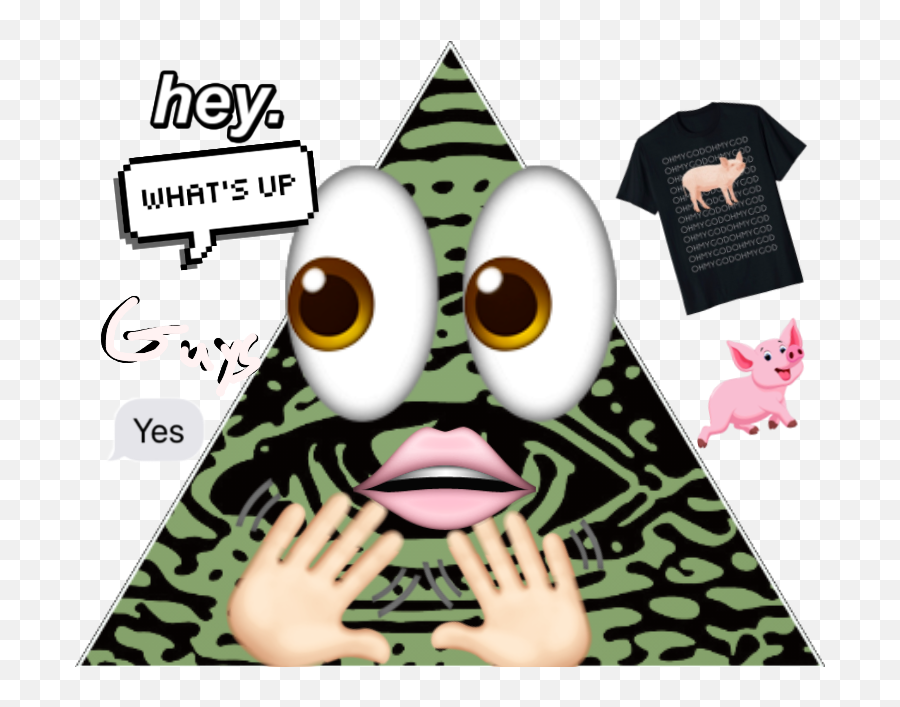 Freetoedit Guess The Youtuber - Illuminati Png Emoji,Guess The Emoji Hat