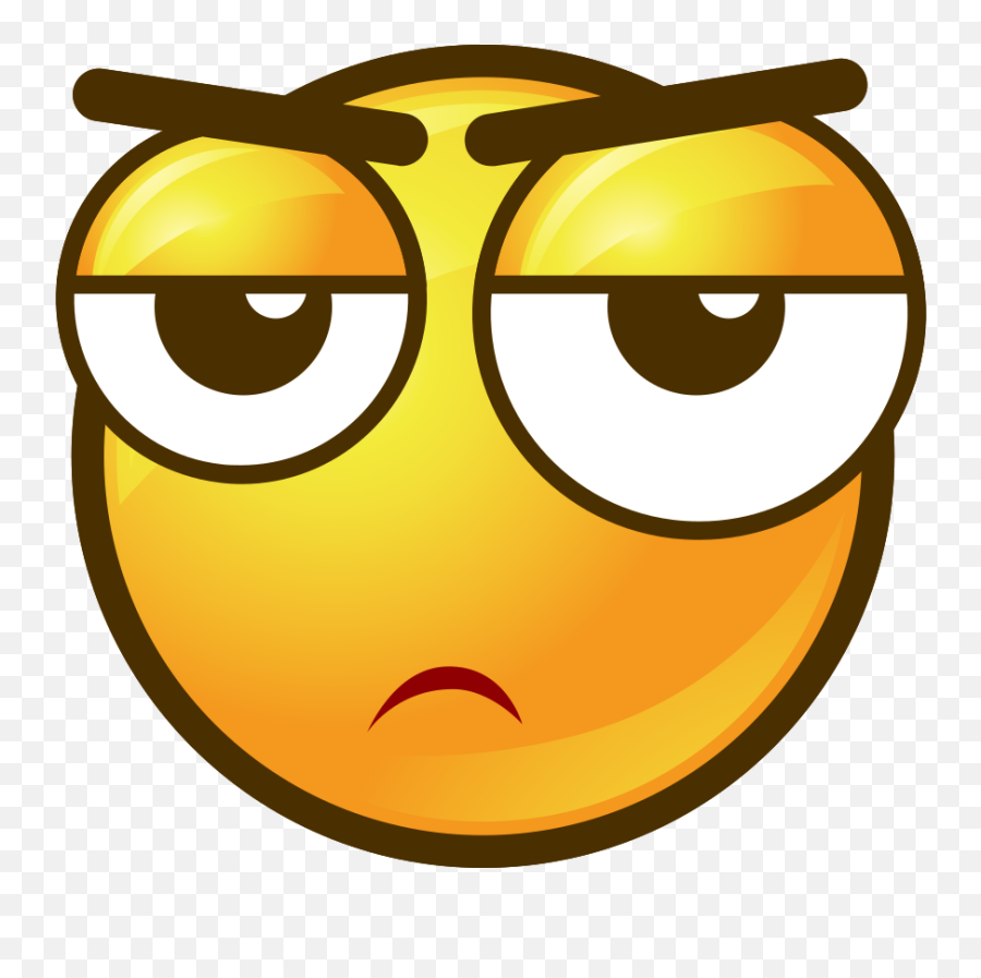 Emoji Circle Face No Expression Png - Png Emoji Transparent Background,Smile Emoji No Background