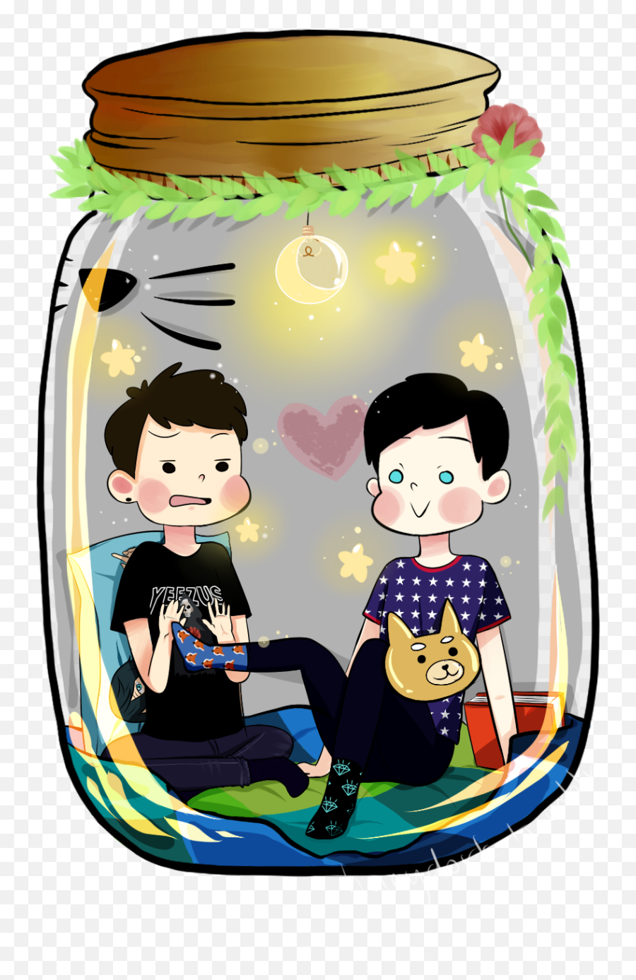 This Is So Cute Fight Me Dan And Phill Emoji,Fight Me Emoji