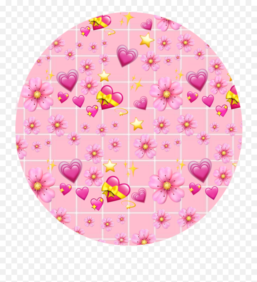 Emoji Emojibackground Pink Sakura - Girly,Sakura Emoji