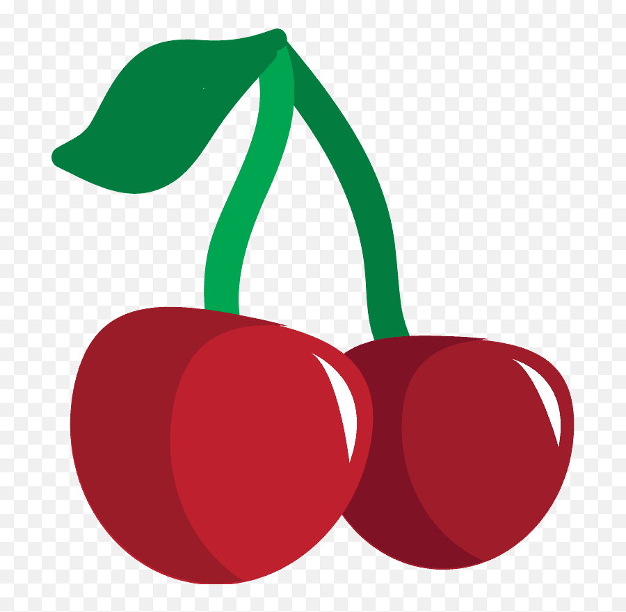 Cherries Emoji Clipart - Emoji Kirsebær,Cherries Emoji