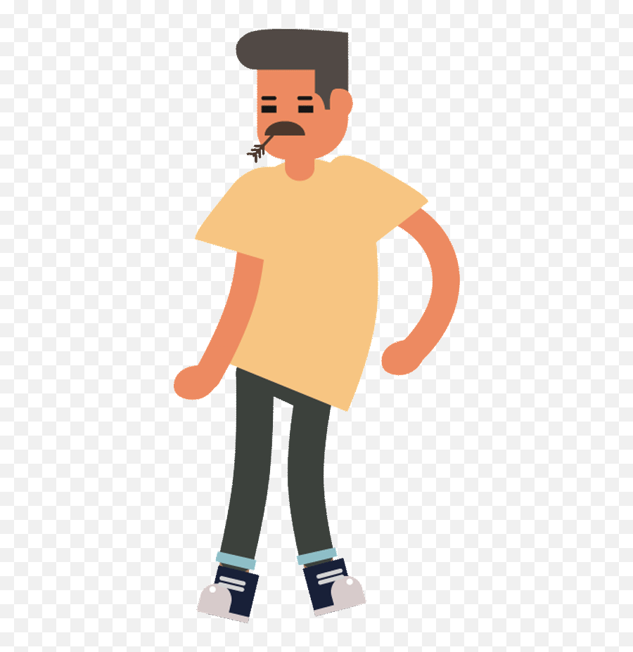 Buncee Copy Of My Dancing Man Cartoon - Cloudygif Man Dancing Gif Cartoon  Emoji,Moving Dancing Emoji - free transparent emoji 
