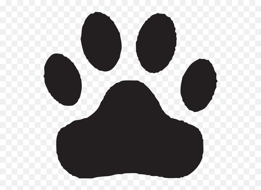 Dog Paw Print Clip Art Free Download - Tiger Paw Print Clip Art Emoji,Paw Print Emoji