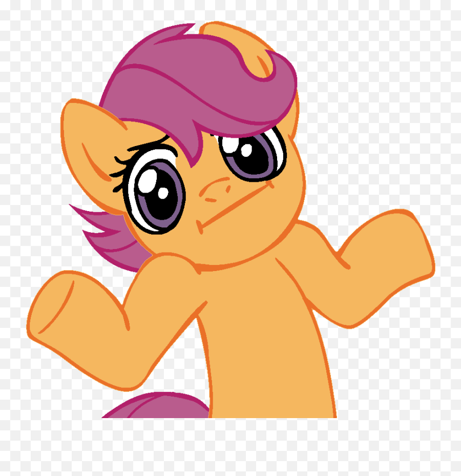 Comment Picture - Pinkie Pie Shrug Clipart Full Size My Little Pony Meme Png Emoji,Kanye Shrug Emoticon