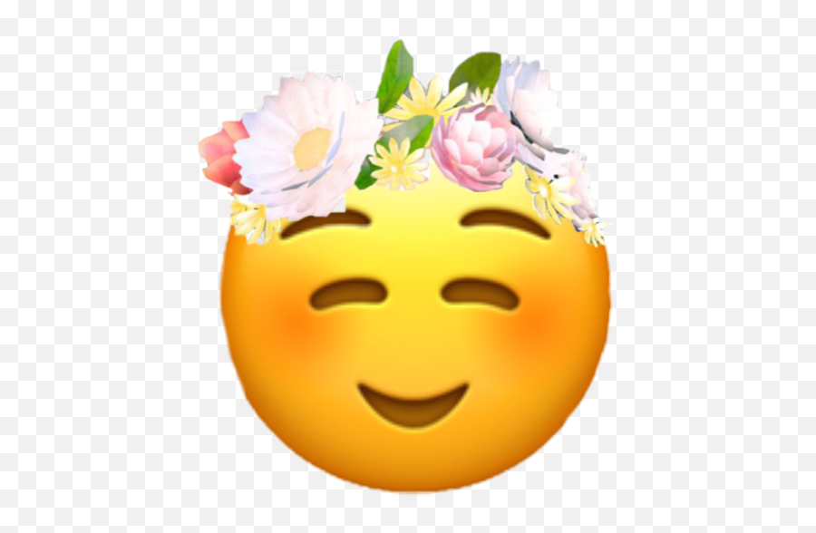 Sticker Emoji Snapchat Snapchatfilter Flowers - Snapchat Flower Crown Png,Snapchat Emoji