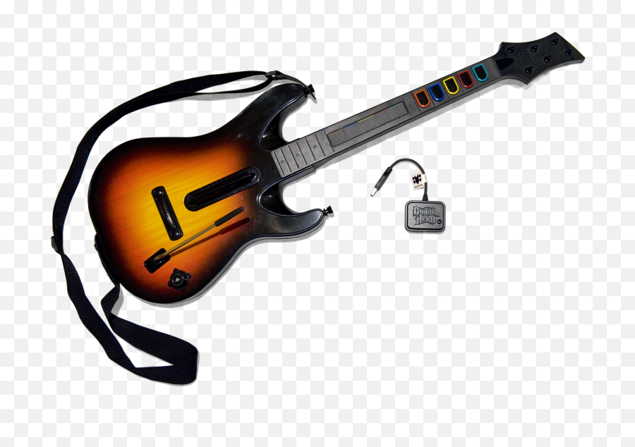 Ps3 Guitar Hero Controller Transparent - Guitar Hero World Tour Guitar Emoji,Emoji Guitar