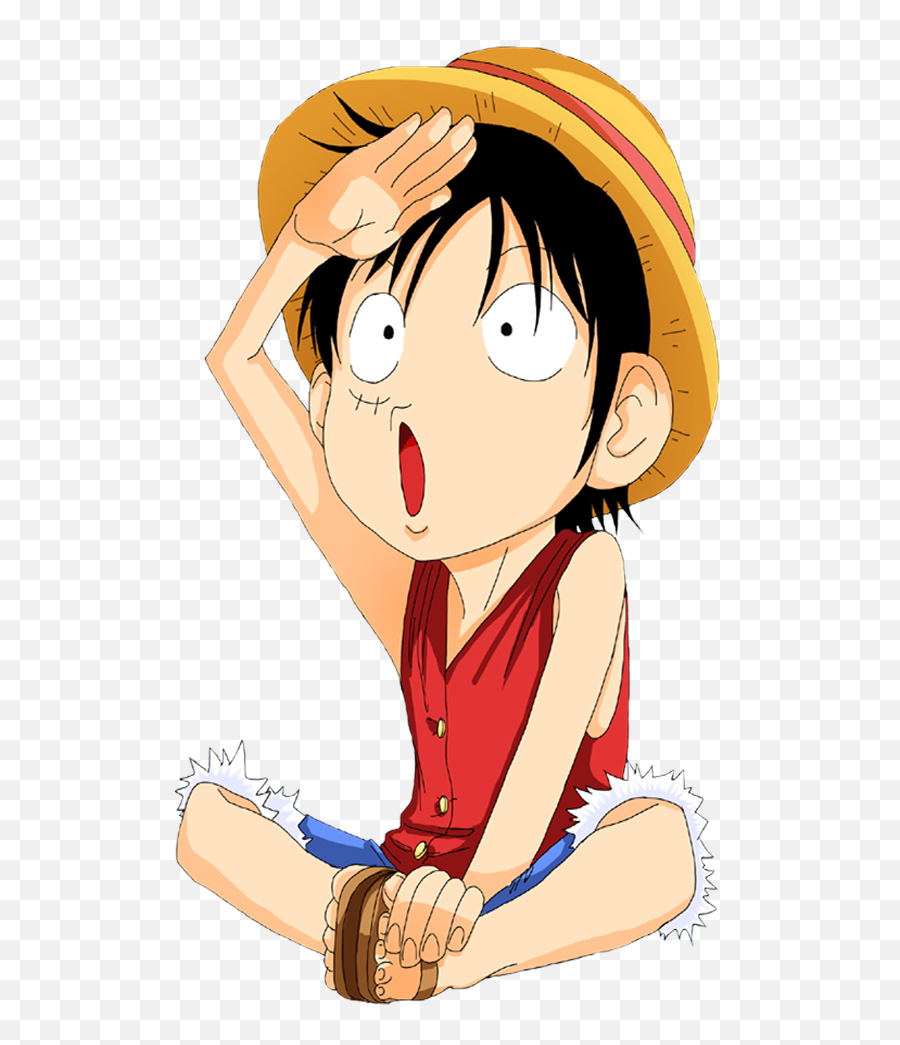 Download One Piece Luffy Image Hq Png - One Piece Luffy Png Emoji,Thinking Emoji Anime