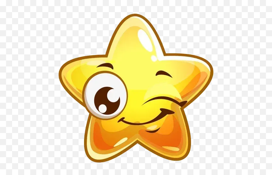 Emoji Stars Whatsapp Stickers - Star Emoticon,Animated Emoji For Whatsapp